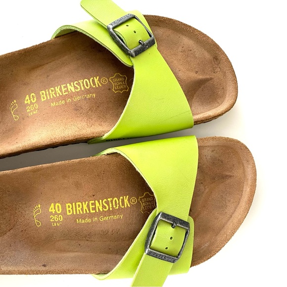 Birkenstock Madrid Birko-Flor Green Buckle EUR 40 - Picture 5 of 6